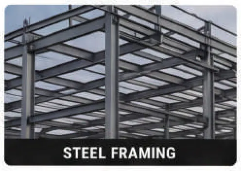 Steel portal frame and purlin structure of a pre-engineered building