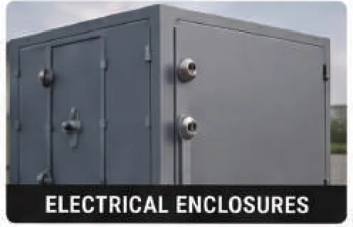 Sheet metal electrical enclosures assembled with self drilling screws