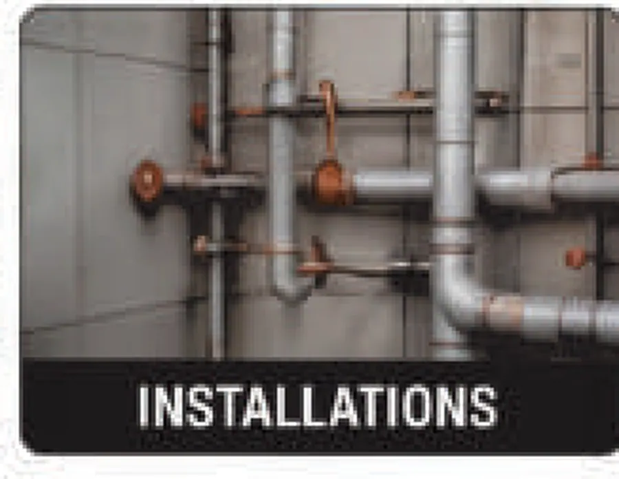 Pipework and conduit services installation